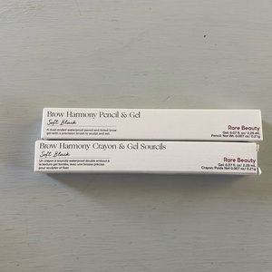 NEW Rare Beauty x2 Brow Harmony Pencil & Gel in Soft Black